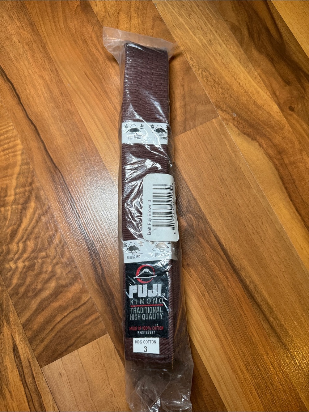 Fuji Kimono Traditional Martial Arts Belt - Brown nwt